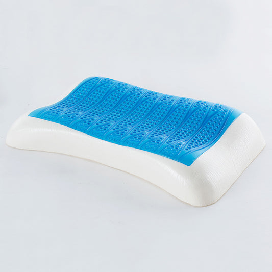 Breathable Gel-Infused Cooling Rubber Pillow