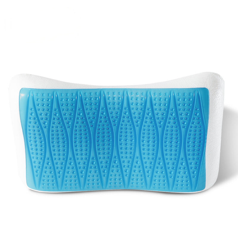 Breathable Gel-Infused Cooling Rubber Pillow