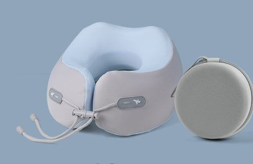 Memory Foam Neck Pillow - Ergonomic Travel & Sleep Support | EasySleep